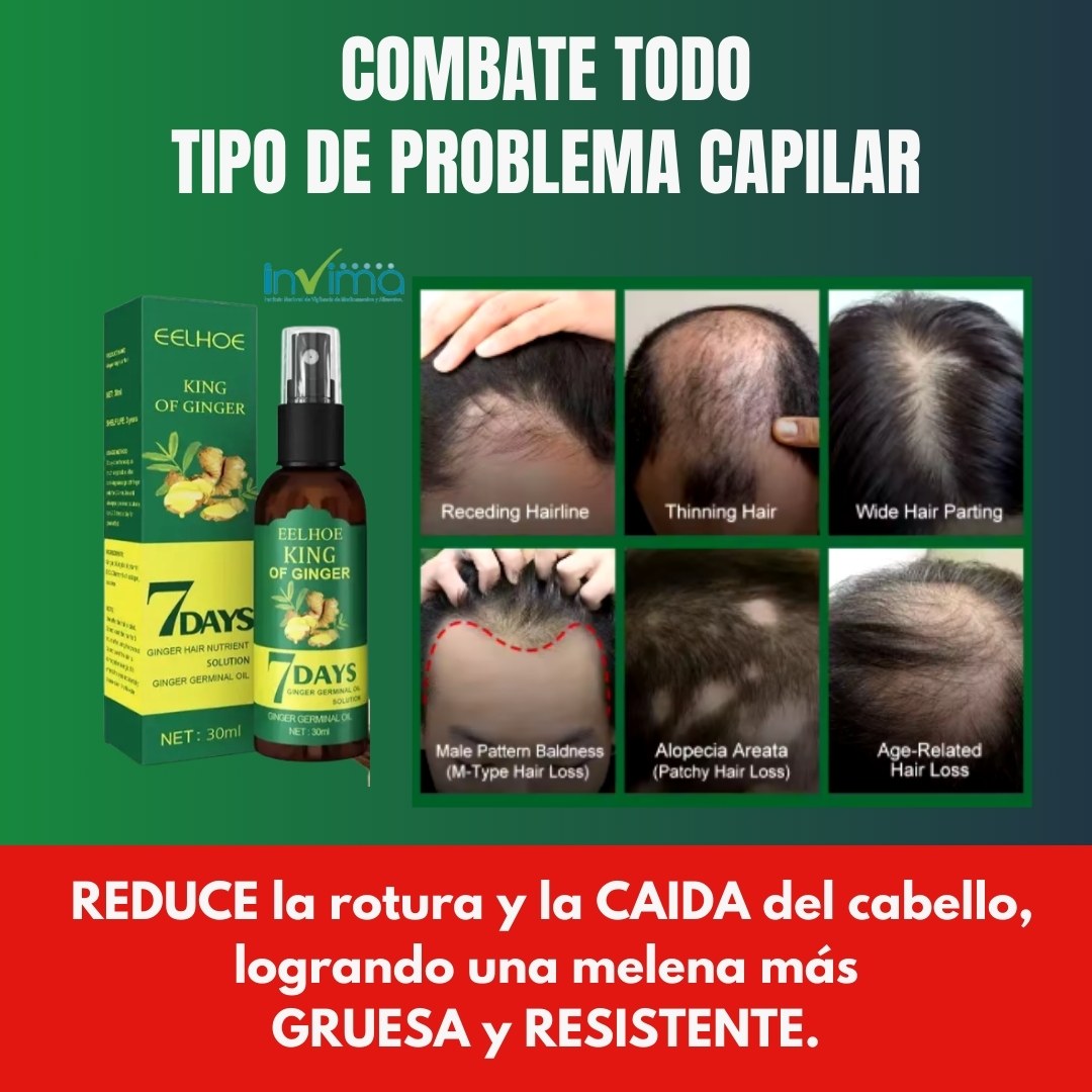 REY DEL JENGIBRE + BEAUTYBOOST 7 DAYS™ PREPARATE PARA VER TU CRECER TUS UÑAS Y CABELLO SIN PARAR